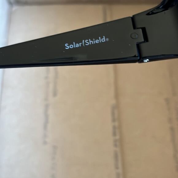 Solar Shield Fits Over Polarized Sunglasses Black M/L - Picture 7 of 9